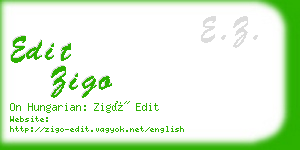 edit zigo business card